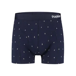Pockies Boksarice temno modra/off-bela