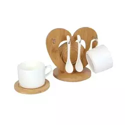 Sigma Porcelan set za kafu 160ml 2/1, Kaš, stalak, MV30-18