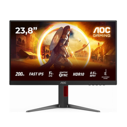 AOC Gaming monitor 24G4HA, 23.8, IPS, Full HD, 200 Hz, 0.5 ms, Crni