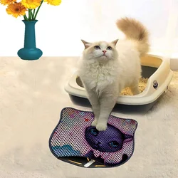 Aberto Design Prostorika za toalet za mačke Kdkafa0112, 40 x 50 cm, Šarena