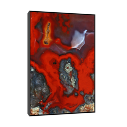 Canvas Slika na platnu Ahat, Sa ramom, 80 x 120 cm, Crni
