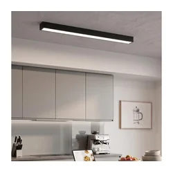 LED plafonski/luster na sajli LED/44W/230V 4000K 120 cm crna