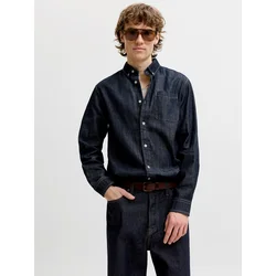 JACK & JONES Srajca JJEBROOK temno modra