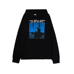 Cropp - Crna dukserica s kapuljačom Billie Eilish - CRNO