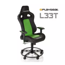 PLAYSEAT L33T Green - GLT.00146  Eko koža, Crna/Zelena