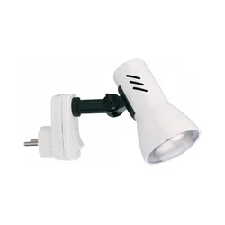 Briloner 2763-016P - Zidna lampa za utičnicu 1xE14/25W/230V bela