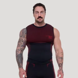 GymBeam OG1 Seamless Tanktop Black/Red