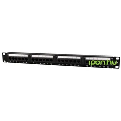 Cablexpert Patch panel CAT6 24-portov, 1U, (21483948)
