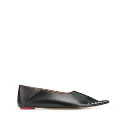 Marni-studded ballerina shoes-women-Black