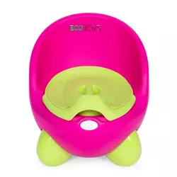 ECOTOYS Noša za decu sa uklonivim umetkom i neklizajućim nogicama, Roze-zelena