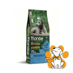 Monge Bwild Grain Free All Breeds Adult Anchovies 12kg, Granule za Sve Rase