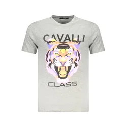 Cavalli Class Muška majica TXT60FJD060, Siva