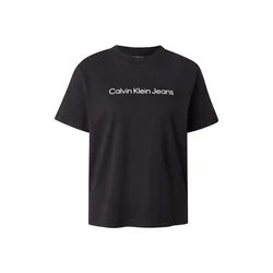 Calvin Klein Jeans Majica črna/bela