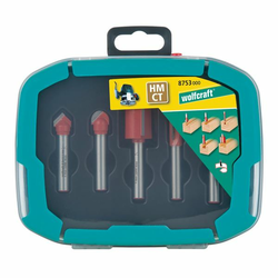 WOLFCRAFT Set glodala prihvat 8 mm 1/5 8753000 srebrni