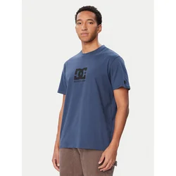 DC Shoes Majica W126-DCMTS-1014 Mornarsko modra Regular Fit