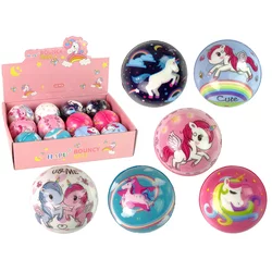 slomart LEAN TOYS Mehka mavrična otroška žogica, 8 cm