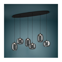 Eglo 390415 - prigušiva LED luster na lanku LARVA 6xLED/3,7W/230V 2700-6500K+DO