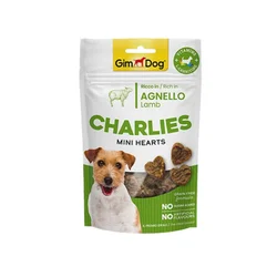 GimDog Charlies Mini Hearts - Jagnjetina 70g