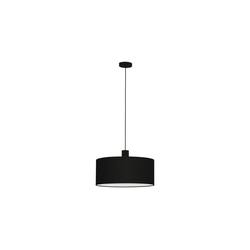 Eglo 33355 - Luster na sajli AMANI 1x E27/60W/230V, prečnik 53 cm, crna