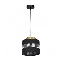 Luster na sajli HAVARD 1xE27/60W/230V crna/mesing