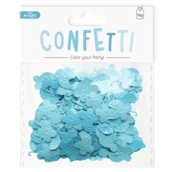 Folijski konfeti 15 g – modri vozički