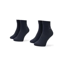 Tommy Hilfiger 2-pack nogavice 342025001 Modra