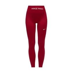 NIKE Športne hlače Pro vinsko rdeča/bela