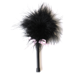 Secret Play Marabou Duster Black