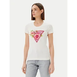 Guess Majica W5GI10 J1314 Bela Slim Fit