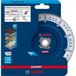 Bosch EXPERT X-Lock dijamantski disk za sečenje cevi, 125x22,23x2,8mm 2608901391