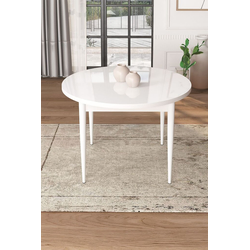 Hanah Home Trpezarijski sto Tor, 90x75x90 cm, Beli