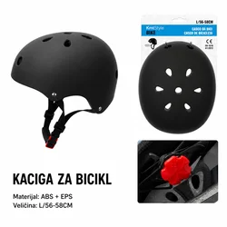 KMT Biciklistička kaciga, Crna