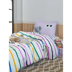 Lessentiel Maison Komplet posteljine Funny, 140x200 cm, Bela