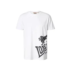 LONSDALE Majica Dereham črna/bela