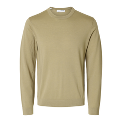 SELECTED HOMME Pulover SLHTRAY  kaki