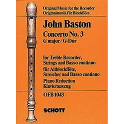 BASTON J:CONCERTO NO.3 G-DUR