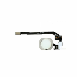 Apple iPhone 5S, SE - Home Button + Flex Cable (srebrna)