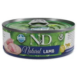 N&D Vlažna hrana za mačke Can Cat Natural Lamb, 70g