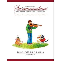 SASSMANNSHAUS:EARLY START ON THE viola VOL.2