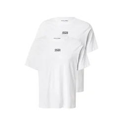JACK & JONES Majica JWHCLASSIC črna/bela