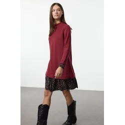 Trendyol Milla Ženska haljina Twoaw25El00282, Bordo