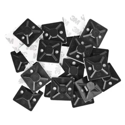 Emos a2833 Podloga smolepljiva za vezice i kablove 30x30mm crna 3m 25/1 ( 3829 )