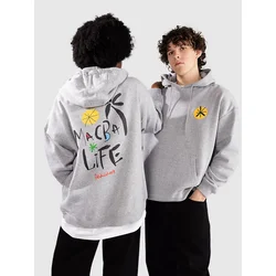 Macba Life Palm moški pulover s kapuco heather grey