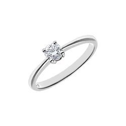 DIAMANT LETERNEL Prstan srebrna