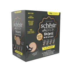 SCHESIR Vlažna hrana za mačke After Dark Multipack, Kesice, 12x80g