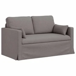 Vidaxl Kavč Taupe 139 x 78 x 80 cm blago