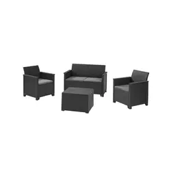 CURVER Baštenska garnitura Elodie 2 seater grafit CU 253948