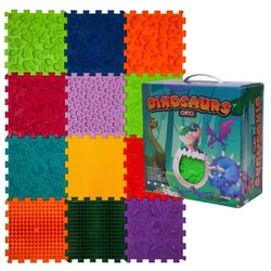 Ortek Masažna blazina Ortek Dinozavri Puzzle 12 elementov