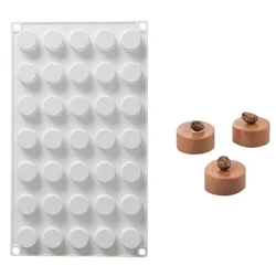 Silikonski model za mousse praline čokolade MINI CYLINDER 35 rež