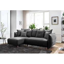 ATELIER DEL SOFA Ugaona garnitura Puffy Anthracite